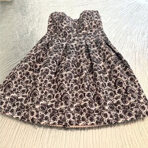 Sans Souci Strapless Mini Floral Party Dress